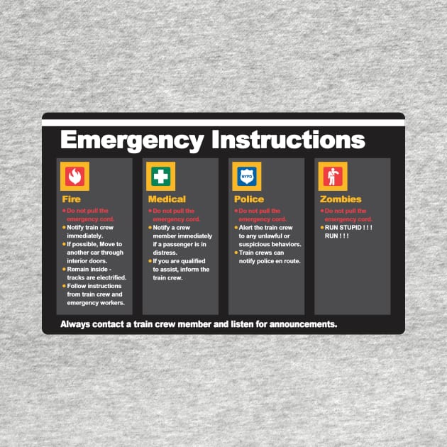 Subway Emergency Instructions by enfuego360